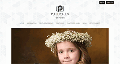 Desktop Screenshot of peeplesphotography.com
