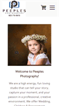Mobile Screenshot of peeplesphotography.com